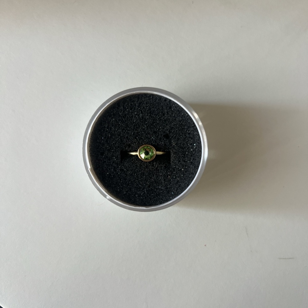 Alex and Ani Green Stone Ring